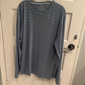 Men's Blue Striped Shirt